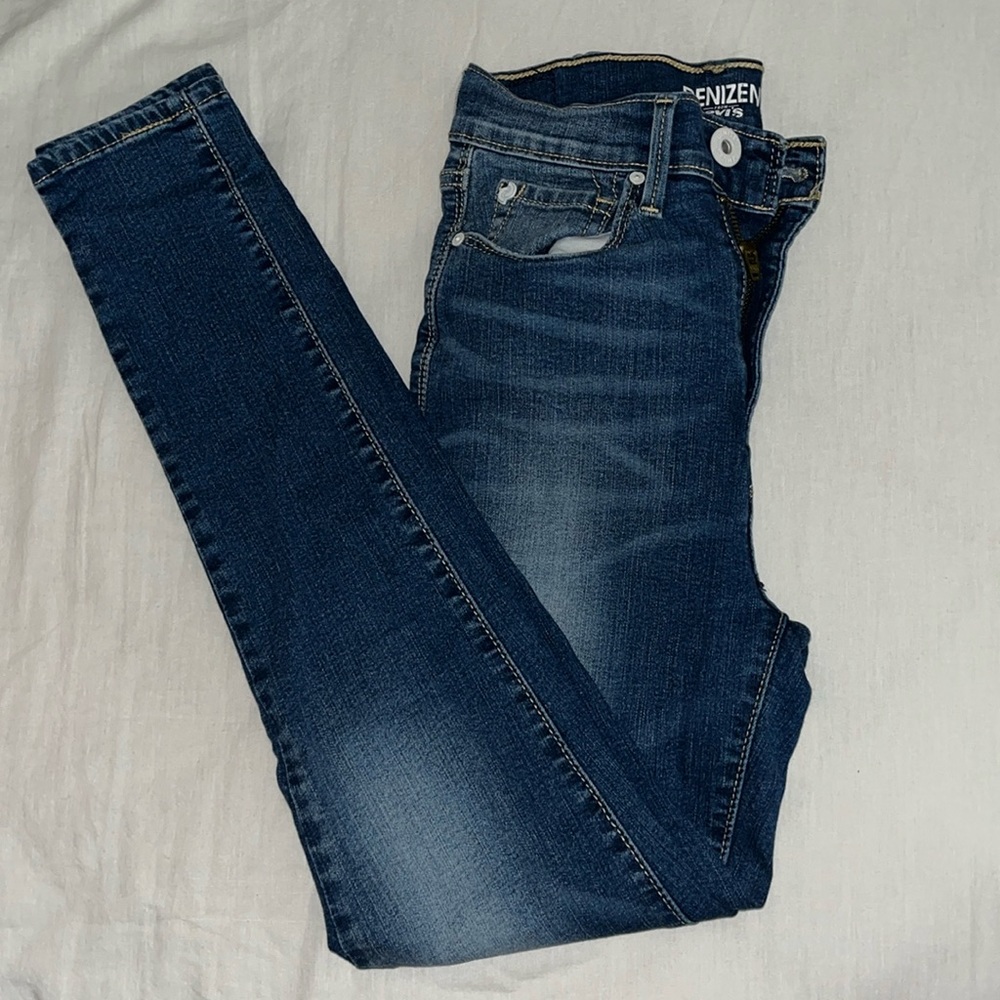 Denizen by Levis Ultra High Rise Ankle Jegging Dark Wash
